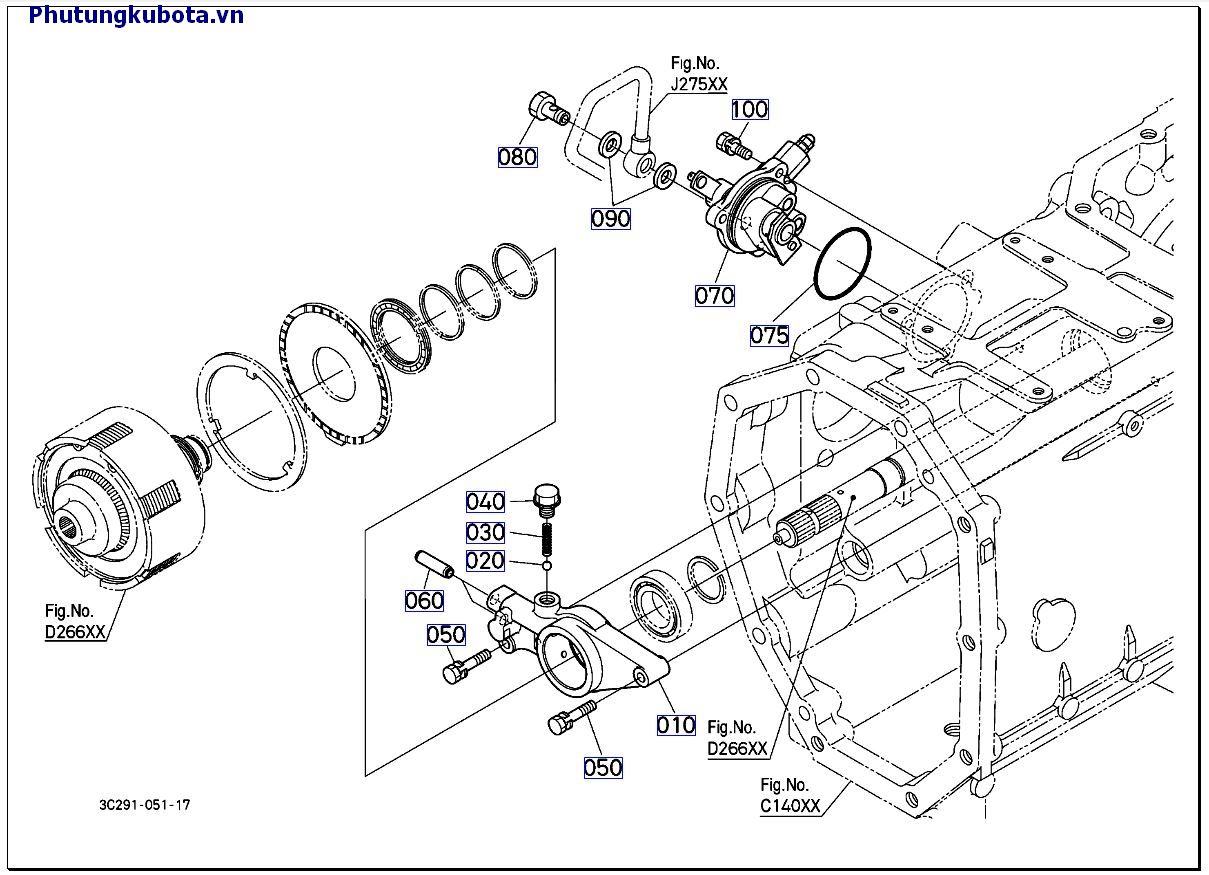 Bộ van PTO cũ 50001 -.85182